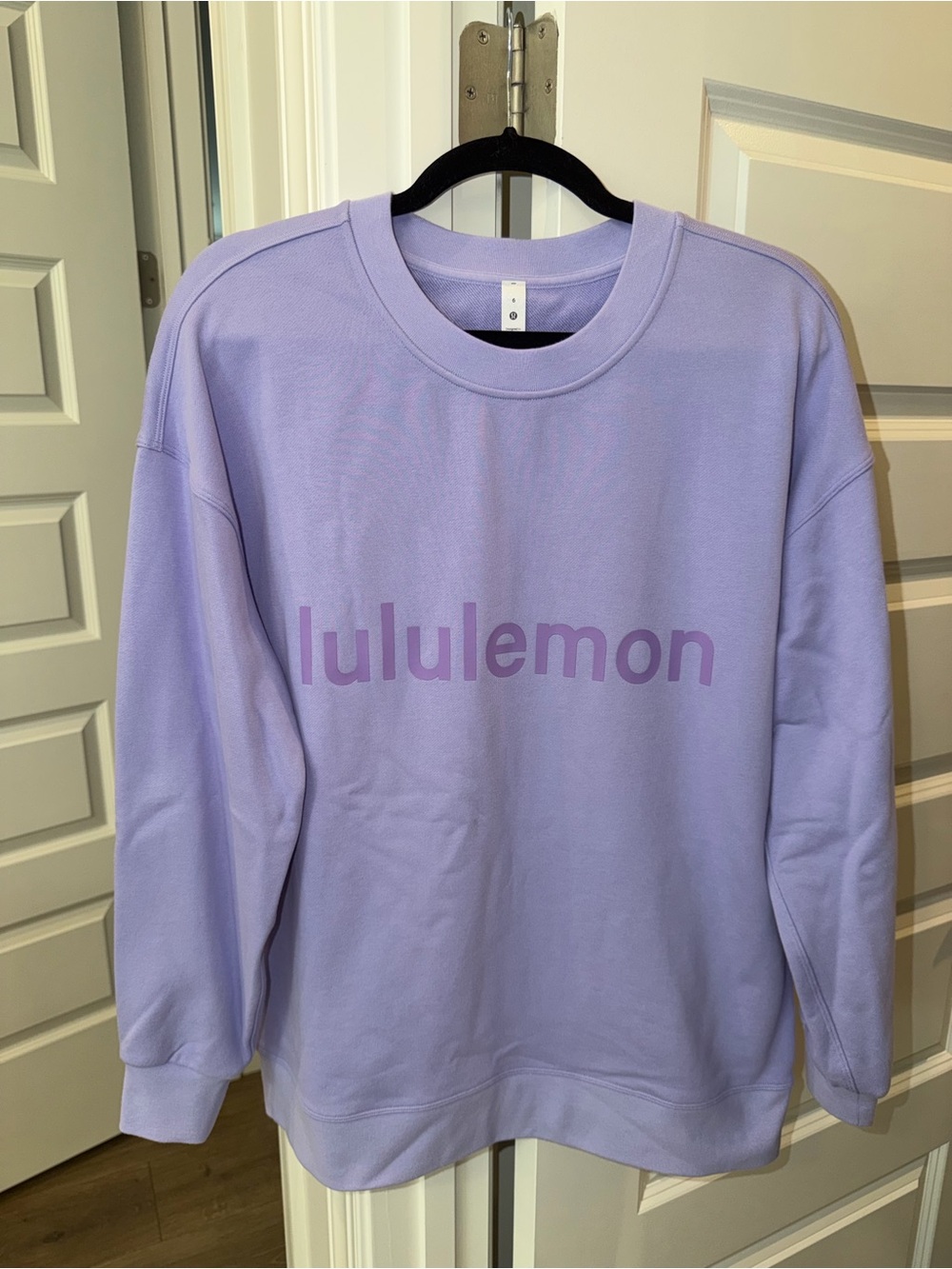 Lululemon Perfectly Oversized Crew *Graphic (Lilac Smoke)